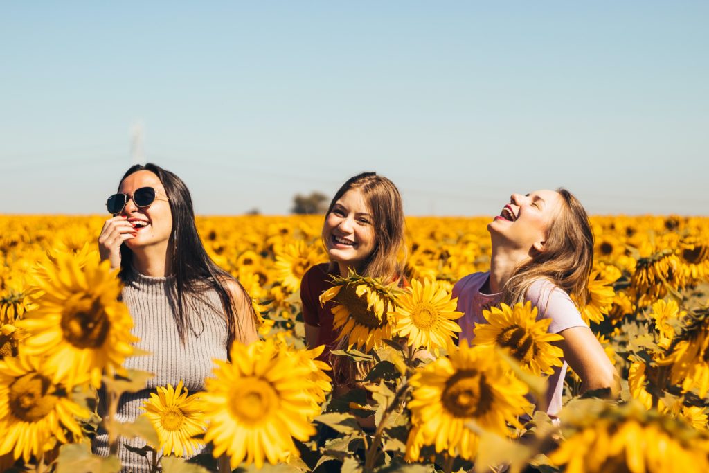 happy women with endometriosis